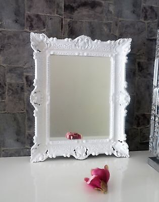 bianco specchio da bagno Specchio da parete Barocco bianco 57 x 47 cm Prunk specchio antico 3049 