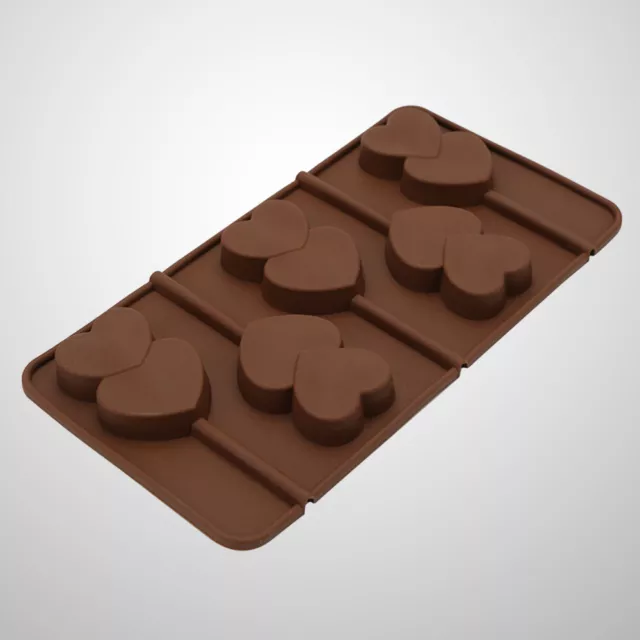 Silikonform in Herzform Backform Aus Schokoladenform Keks Saugnapf