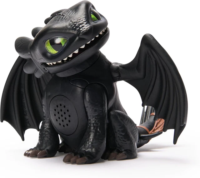 Toothness Dragon DREAMWORKS DRAGONS HOW to Train Your Dragon, Roaring Minis Toothless ...