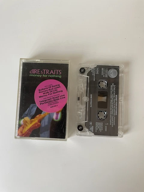 DIRE STRAITS MONEY For Nothing Cassette Tape £9.72 - PicClick UK
