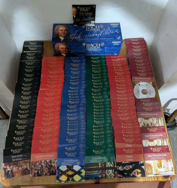 BACH THE COMPLETE Bach Edition 153 CD Box Set Classical Music