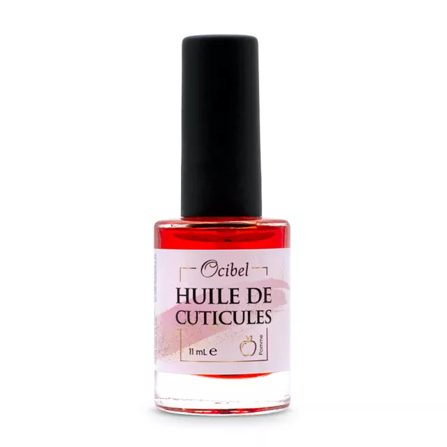 Ocibel France - Huile de cuticule parfumée Pomme - 11 ml Manucure Faux Ongles Na 2