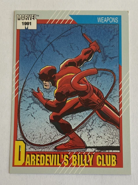 1991 Impel Marvel Universe Series II Weapons Daredevil 's Billy Club #129