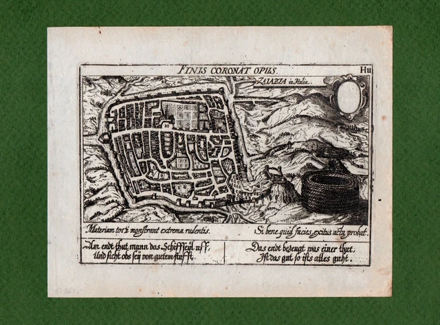 ST-IT CAIAZZO Caserta 1630~ ZAIAZIA Daniel Meisner FINIS CORONAT OPUS