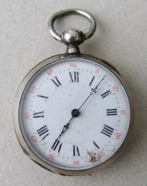 MONTRE DE GOUSSET ancienne vers 1900 remontoir cl pocket watch