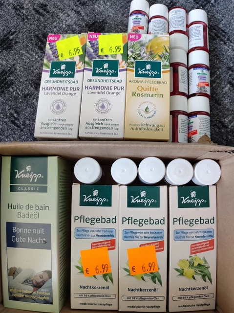 KNEIPP Pflegebad & Ölbad Spezial, 1x 200ml, 6x 100ml 15x 15ml NEU & OVP