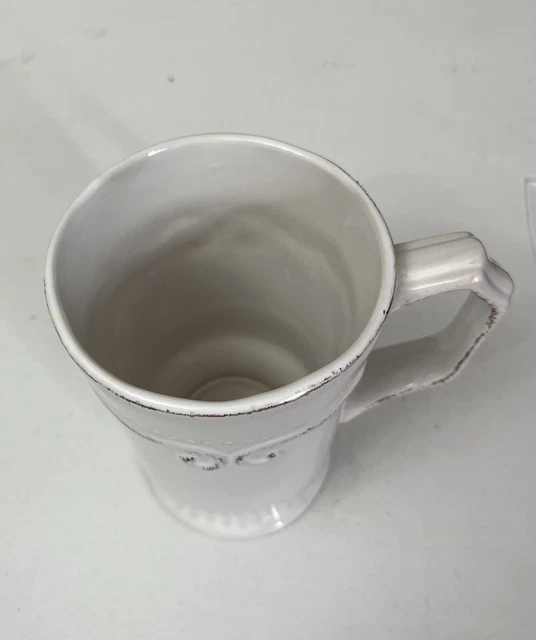 HOME ACCENTS CAPRI White Mug 9539609 Set Of 2 20.00 PicClick