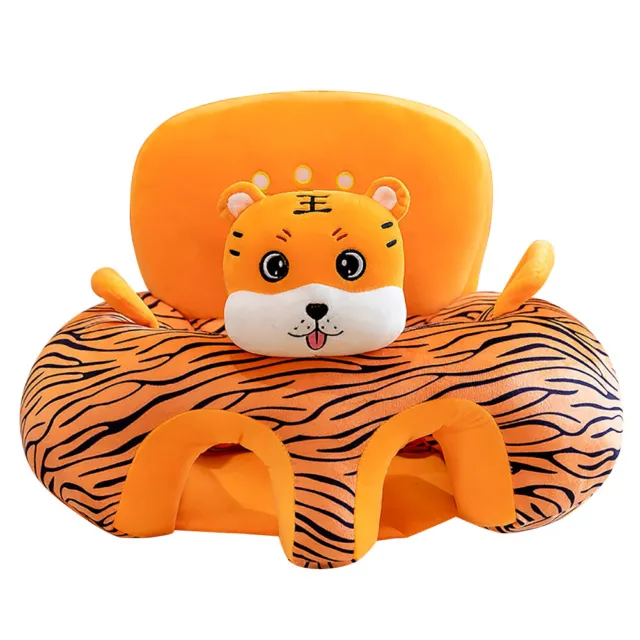 Cute Cartoon Animal Baby Feeding Chair Case Safety Without Filler (Tiger) FR 3