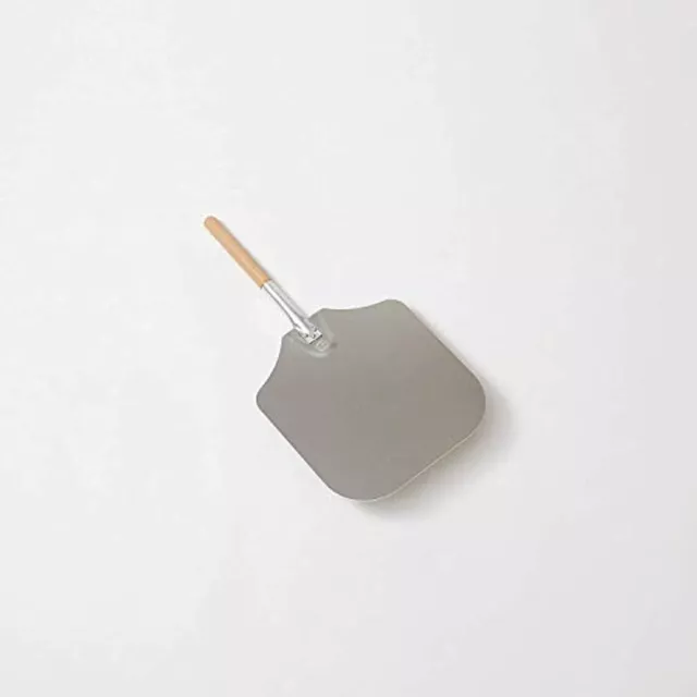 "American Metalcraft 2512 26"" Aluminum Pizza Peel with 10"" Wood Handle, 12"" x