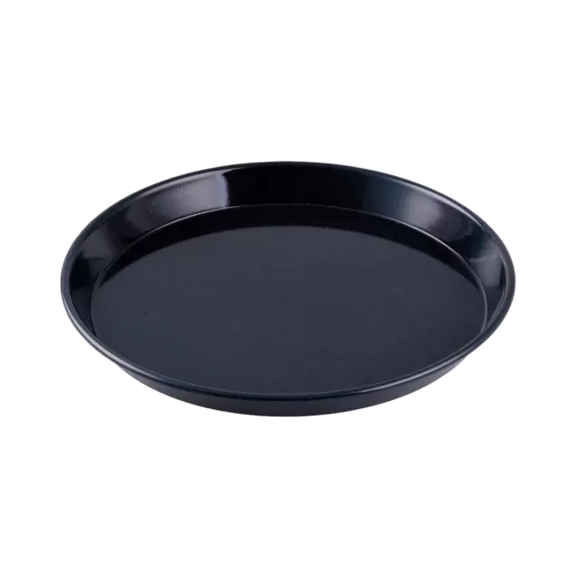 Pizzablech EUROHOME rund 32 cm Backblech Pizza Antihaft Pizzaform Blech schwarz