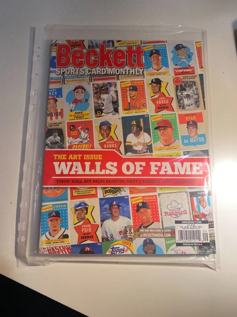 VINTAGE BECKETT SPORTS Card Monthly Magazine Vol 31 #9 Sep 2014 Walls ...