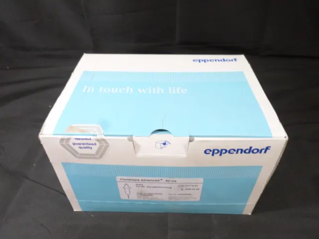 EPPENDORF Combitips Advanced 50ml Pipette Tip Sealed Bag Box of 25 0030089480