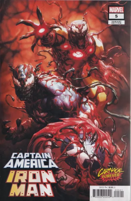 CAPTAIN AMERICA/IRON MAN #5 (KENDRICK KUNKKA LIM VARIANT)(2022) Marvel Comics