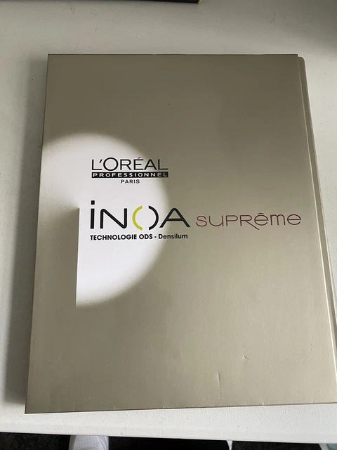 L’ORÉAL INOA SUPREME colour chart book, used £20.00 - PicClick UK