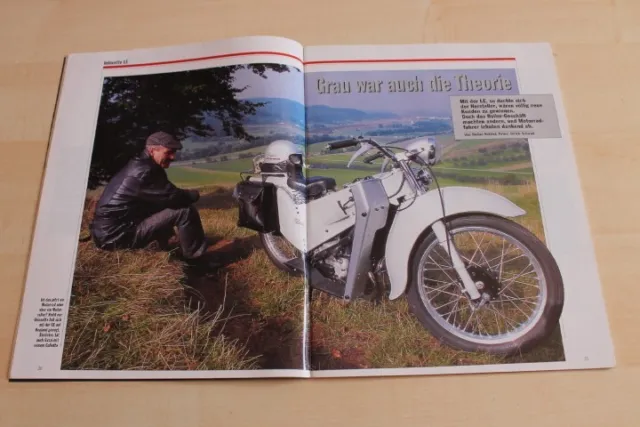 Motorrad Classic 1987) Velocette LE in einer seltenen Vorstellung auf 10 Seiten