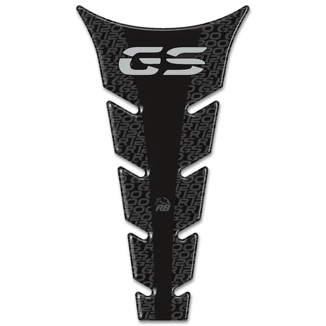 Adesivo 3d Protezione per Para Serbatoio compatibile con moto Bmw R 1200 GS Nero