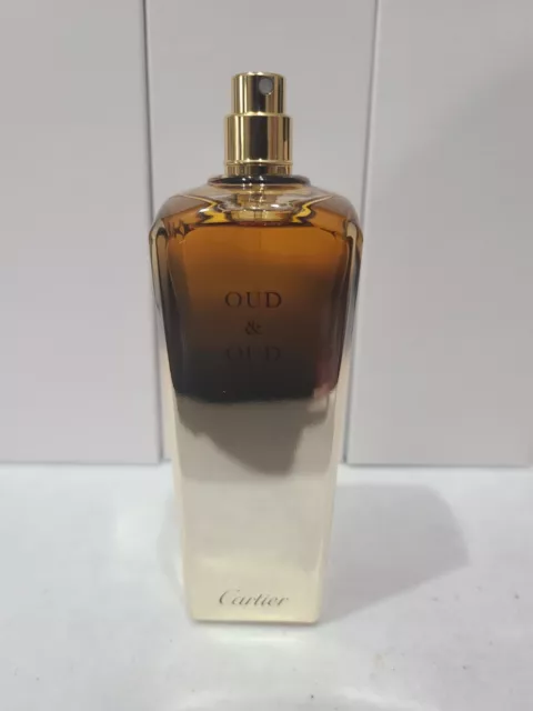 Cartier Oud & Oud Eau De Parfum 2.5 oz/75 ml New Tester With Box No Cap