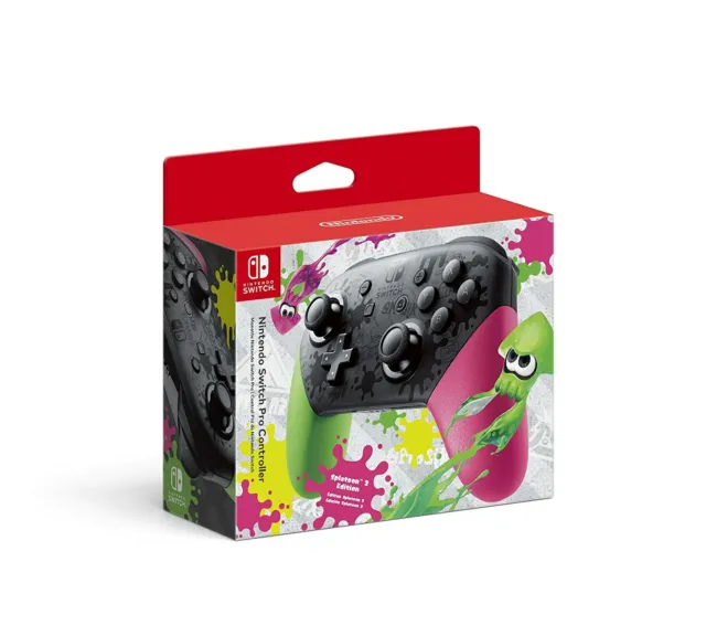 Official Nintendo Switch Pro Controller -  Splatoon 2 Edition
