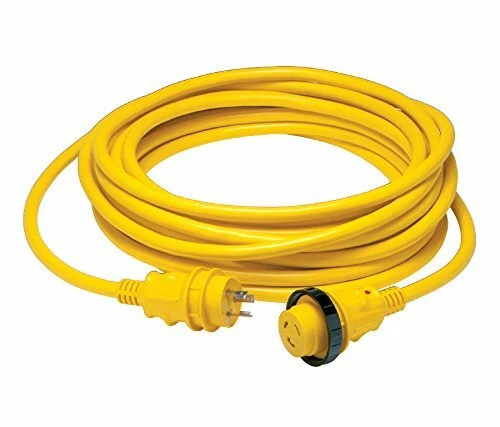 Marinco 30 Amp Puissance Cordon Plus Câble de Raccordement - 7.6m Jaune En