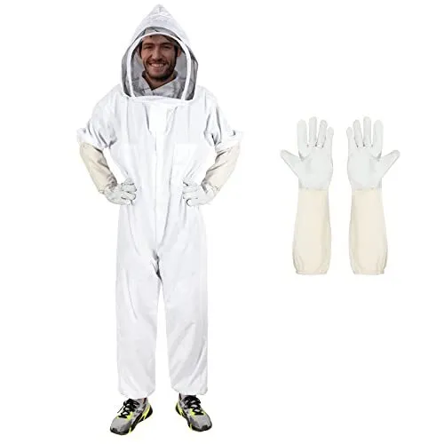 Bee Suit for Men WomenBee Keeper Suite with Beekeeping GlovesBeekeeping Suit ...