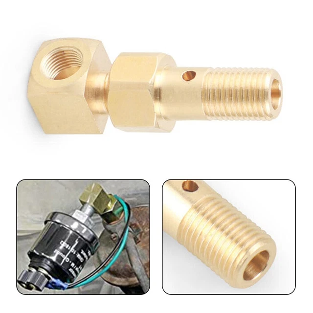 M12x1 25-1827 NPT adattatore bulloni misuratore di pressione carburante nessuna modifica erford