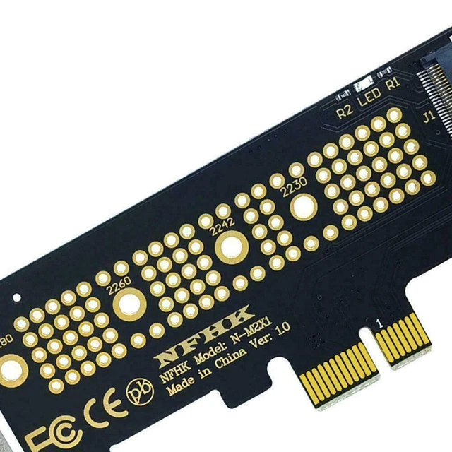 Scheda Adattatore PCIe M.2 NVMe A 6 Porte SATA 3.0 – ASM1166 Riser III