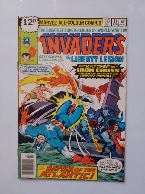 Vintage Marvel All-Colour Comics The Invaders No. 37 February 1979