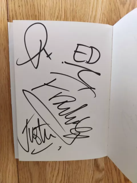 The Darkness Hand Signed A5 Catridge Paper Autograph In Person