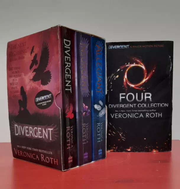 Divergent Series Boxed Set (Paperback) + Four (Hardback) by Veronica Roth 