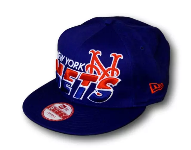 New Era 9Fifty MLB New York Mets Snapback Baseball Cap Hat Size S-M New