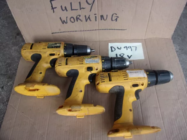 Dewalt Dw997 18V Cordless  Hammer Drill ( 3 Available )
