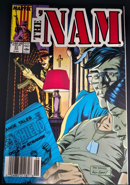 THE 'NAM Marvel Comics No. 31 "Fire and Ice" 1989 Doug Murray RAW
