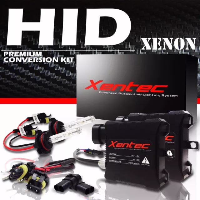 XENTEC Slim HID Kit 880 9005 9006 H1 H3 H4 H7 H10 H11 H13 5202 6000K 5000K Xenon