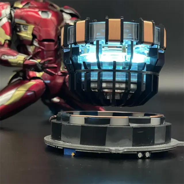 Floating Iron Man 1:1 Arc Reactor LED Display - MAGNETIC LEVITATION TOY