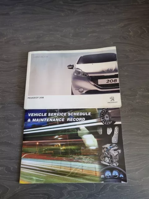 Peugeot 208 Owners Manual Handbook 12-15 (2013)