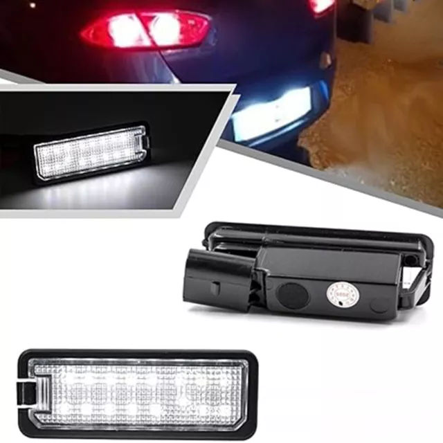 2x Weiß LED Kennzeichenbeleuchtung Nummernschildleuchte  für VW Golf MK4 MK5 MK6 3