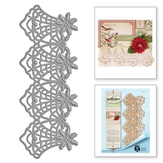 Spellbinders Shapeabilities Dies - Holiday Botanical Strip. Rrp23.90