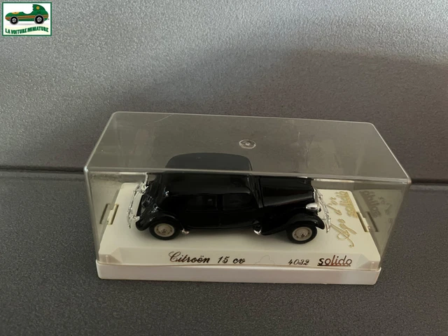 NOREV 1/43 Citroën Traction 22CV Faux Cabriolet – Ligne Noire édition Vert Pâle 1934