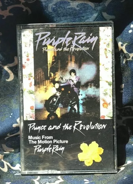 PRINCE AND THE REVOLUTION Purple Rain Soundtrack (1984) Vintage Cassette Tape