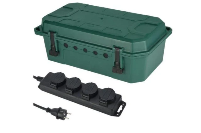 Scatola impermeabile Electraline IP54 con multipresa - 300181