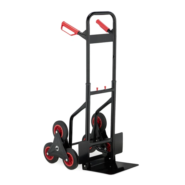Carrello Per Traslochi Carrello Portapesi DIABLO-FS - Portata 120 Kg, Pieghevole, In Acciaio, Con Impugnatura Ergonomica Carrello Elettrico Per Scale - 10