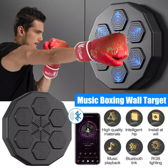 Boxing Training Target Wall Mount Bluetooth Music Indoor React Exercise Machine