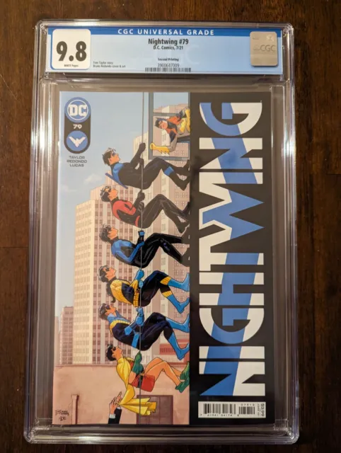NIGHTWING #79 2nd Print Variant Cover CGC 9.8 1st CAMEO APP HEARTLESS DC