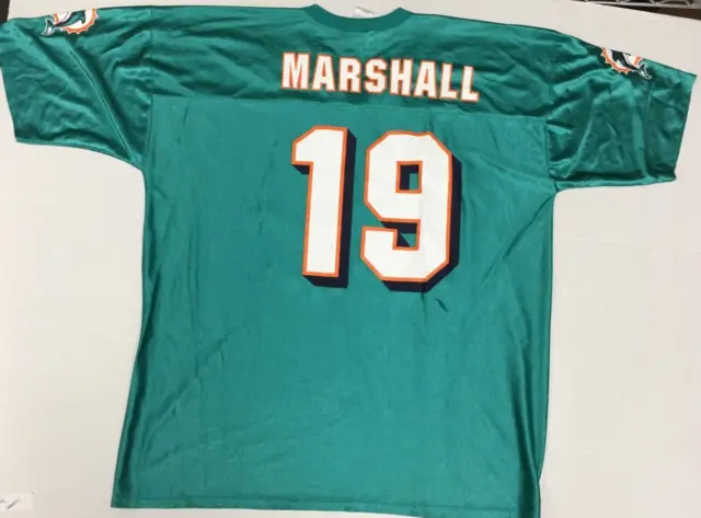 NFL Team Apparel Replica Jersey Miami Dolphins #19 Brandon Marshall  2XL