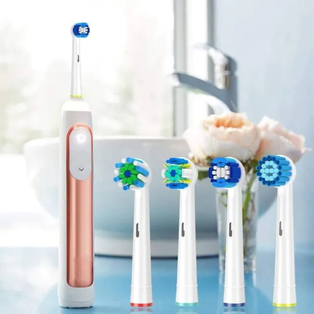 Electric Toothbrush Heads Compatible with Oral B 2