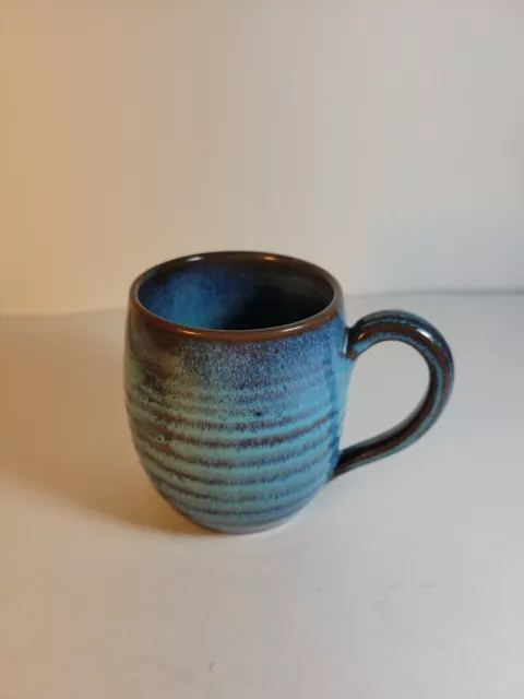 Cape Cod Artisan Made Stoneware Turquiose Coffee Mug