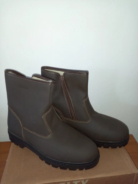 ELTY Chaussures  homme bottes fourrées homme marron 41 neuves 2
