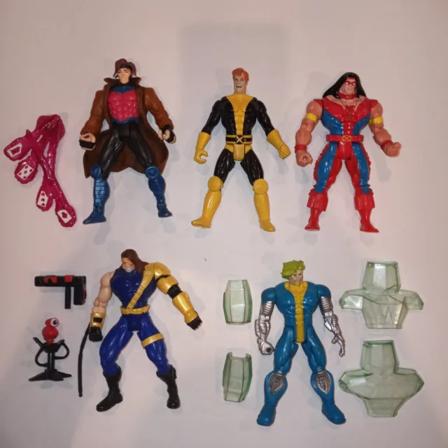 ToyBiz Marvel XMen / X-Men Lot Of 5 Action Figures No Duplicates Vintage Group 7