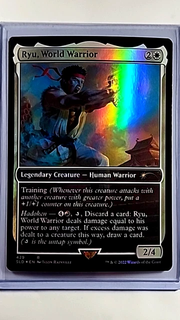 マジック：ザ・ギャザリング 2022 MAGIC: THE GATHERING Ryu Ryu, World Warrior Secret Lair Drop Foil for sale online | eBay