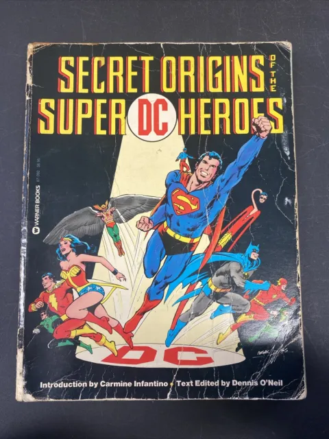 Secret Origins of the Super DC Heroes 1st Print Softcover 1976 Neal Adams